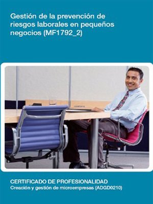 cover image of MF1792_2--Gestión de la prevención de riesgos laborales en pequeños negocios